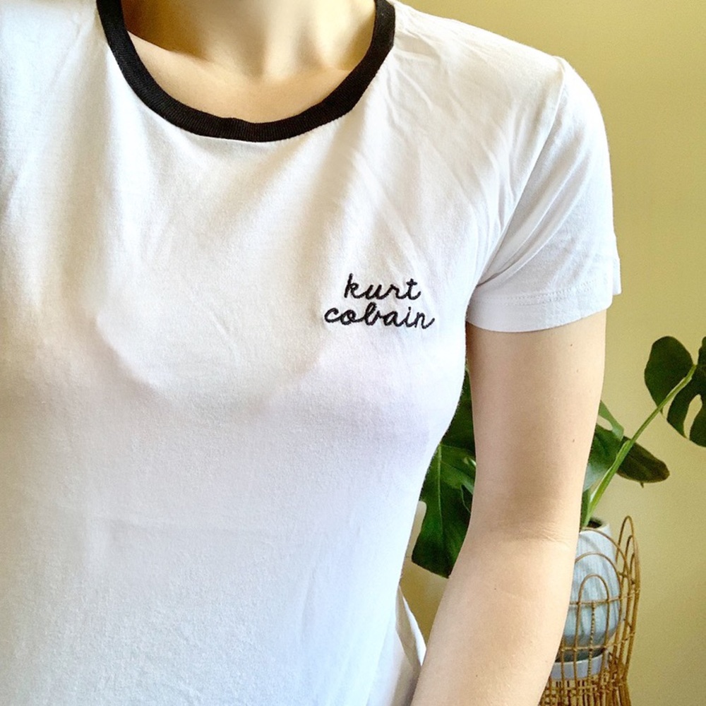 Kurt Cobain Ringer T-Shirt